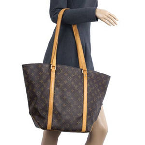 Louis Vuitton Monogram Brown and Tan Tote